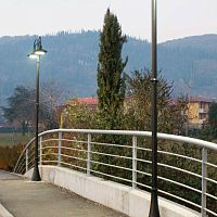 Urban lamp post OLWEN IItraditionalcast aluminumpolycarbonate