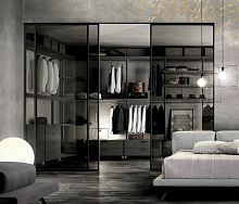 Modular walk-in wardrobe SIMPLYwall-mountedcornercontemporary