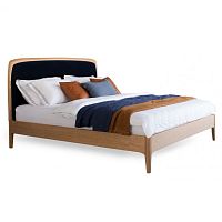 Double bed PETRA singlecontemporarywith upholstered headboard