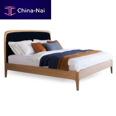 Double bed PETRA singlecontemporarywith upholstered headboard