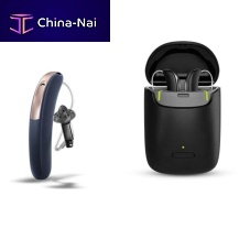 RIC hearing aid SR Li 7wirelessblackwhite