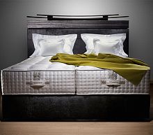 Double bed 1066contemporaryupholsteredwith headboard