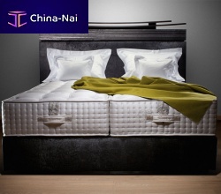 Double bed 1066contemporaryupholsteredwith headboard
