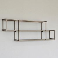 Wall-mounted shelf Regulacontemporaryanodized aluminumcustom