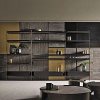 Modular shelf MACAOcontemporarywalnutash