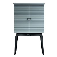 Contemporary bar cabinet VENDME leathermarble