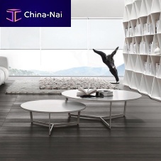 Contemporary coffee table Harpaoaklacquered MDFmarble