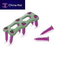 Cervical arthrodesis plate Flex Winglockingtitanium2 levels