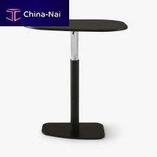 Contemporary dining table PIAZZAglasslacquered metal steel baseelliptical