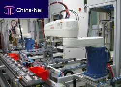 Continuous packaging system roboticlinearblister