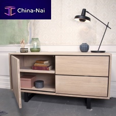 Contemporary sideboard FORESToakwith drawerswith swing doors
