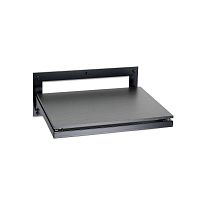 Wall-mounted shelf contemporarywalnutsteel