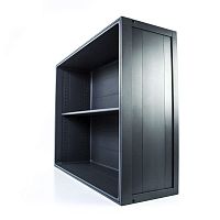 Wall-mounted shelf contemporarywoodenaluminum
