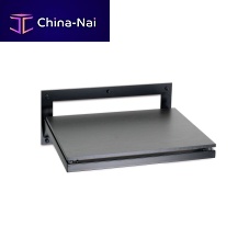 Wall-mounted shelf contemporarywalnutsteel