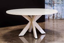 Contemporary dining table CESANNElacquered MDFroundhome