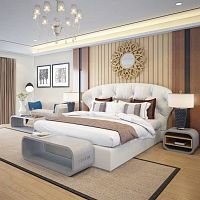 Contemporary bed bench OPUS PRIMOconcretehomefor hotel