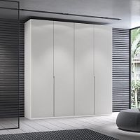 Contemporary wardrobe Cosmo by EOS. 048lacquered woodwith swing doorswhite