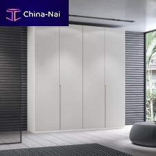 Contemporary wardrobe Cosmo by EOS. 048lacquered woodwith swing doorswhite