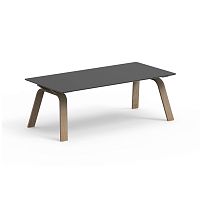 Contemporary table LIBRISoakbeechwood veneer