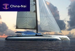 Trimaran sailing super-yacht BLUE COAST 160fast cruisingocean cruisingcruising-racing