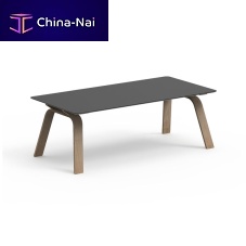 Contemporary table LIBRISoakbeechwood veneer