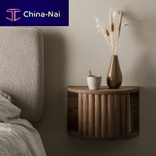 Contemporary bedside table VELVEToakashcircular
