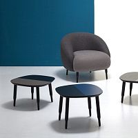 Contemporary side table BUMPashlaminatefor hotel