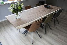 Contemporary table SUARsolid woodAmerican walnutexotic wood