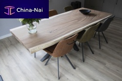 Contemporary table SUARsolid woodAmerican walnutexotic wood