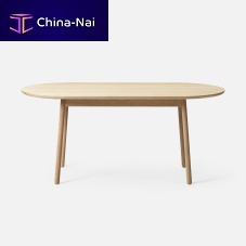 Contemporary table NESToakoak baseoval