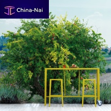 Traditional high bar table SK16051metalrectangularon casters