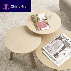 Contemporary coffee table EZTIAoakoak baseround