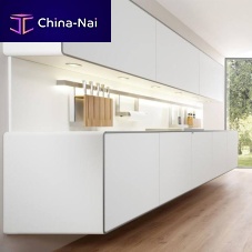 Contemporary kitchen PIAlacquered woodwood veneerisland