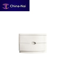 Contemporary bedside table SC08solid woodcurvedwith drawer