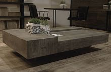 Contemporary coffee table BASSEoakrectangularsquare