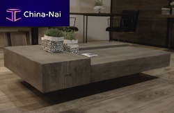 Contemporary coffee table BASSEoakrectangularsquare