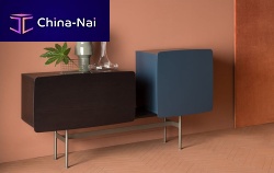 Sideboard with long legs YEEcontemporarylacquered woodash