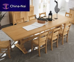 Traditional dining table FIENOwoodenrectangulareco-friendly