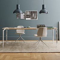 Contemporary dining table TEC 800 / 630lacquered woodplywoodbleached oak