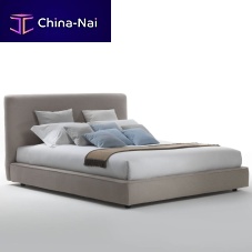 Double bed COLEcontemporaryupholsteredwith headboard