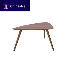 Contemporary coffee table STICKoakwalnutsolid wood base