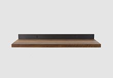 Wall-mounted shelf DRIFT SHORTcontemporaryoaksteel