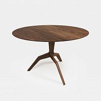Contemporary table MARSsolid woodashAmerican walnut