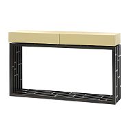 Contemporary sideboard table ORIENTALMacassar ebonyrosewoodleather