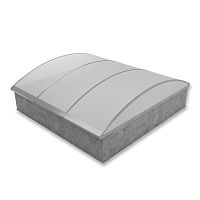 Building skylight STARLUXsmoke controlpolycarbonate