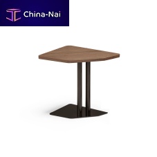 Contemporary side table Muzzlewoodenmetal basehome