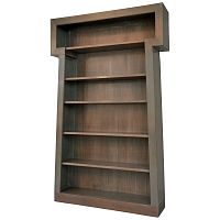 Free-standing bookcase SPHINX contemporaryoakbeech