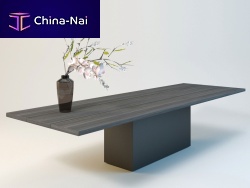 Contemporary table EPICsolid woodrectangularby Christophe Pillet