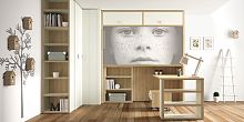 Wall bed COPENHAGUEsinglecontemporarychild's