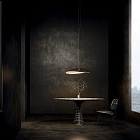 Contemporary table TORRE MAXImarblenatural stonemarble base